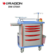 FDA Approved Function Medical ABS Contents Of Emergency Trolley Definition For Hospital